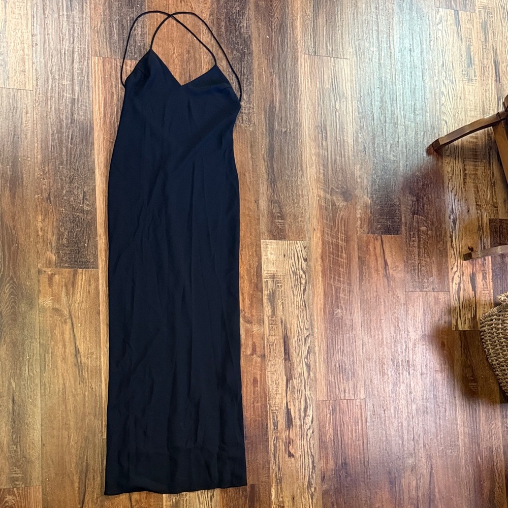Amanda Uprichard Black Maxi Dress